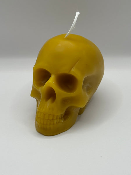 Skull Beeswax Candle